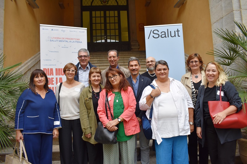 Avui, lectura del Manifest del Dia Mundial de la Salut Mental: “És l’hora de prioritzar la salut mental a la feina”